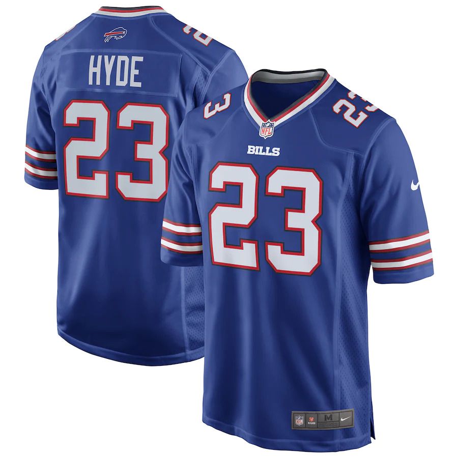 Men Buffalo Bills 23 Micah Hyde Nike Royal Game NFL Jersey
